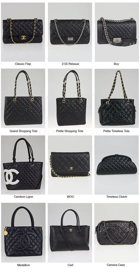 different chanel handbags|chanel handbag catalogue.